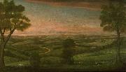 Ralph Earl Looking East from Denny Hill Germany oil painting artist